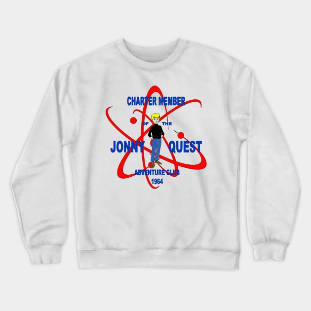 Jonny Quest Adventure Club 1964 Crewneck Sweatshirt by drquest